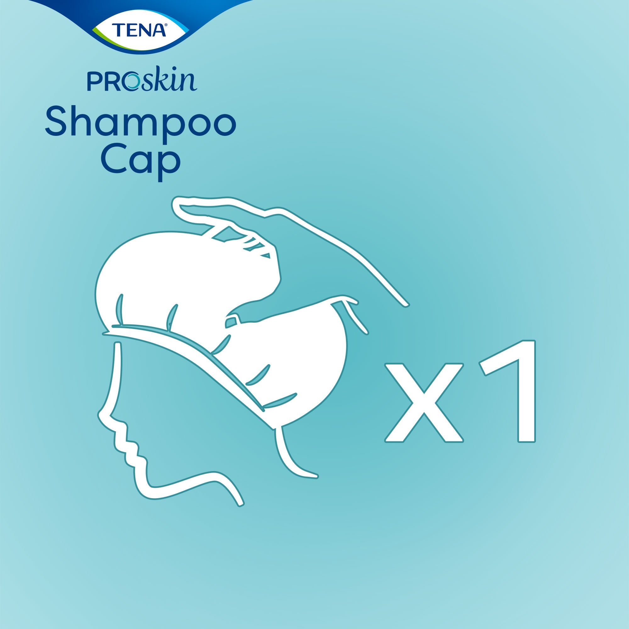 Tena Shampoo Cap Waschhaube – Bild 3