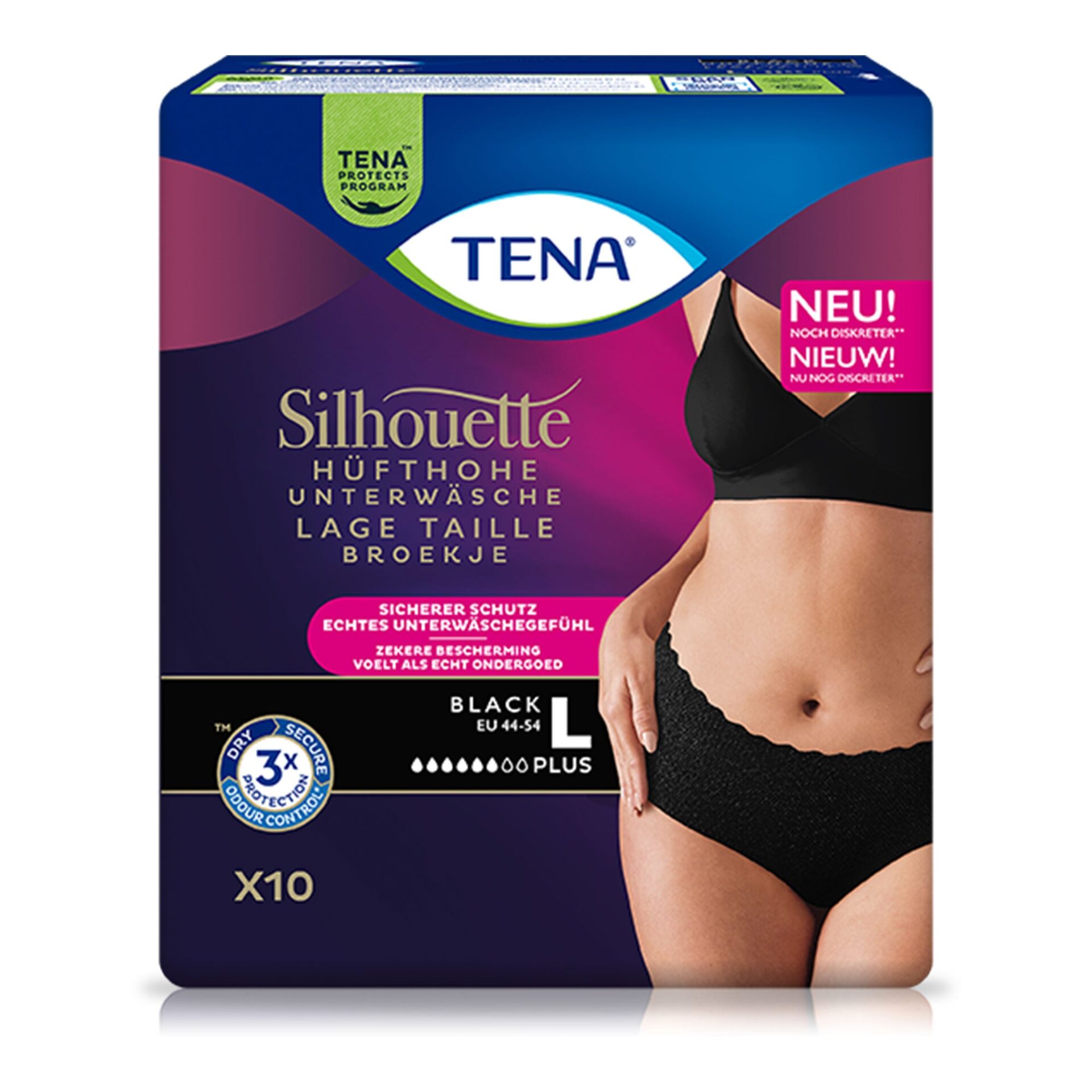 Tena Silhouette Plus Black – Bild 2