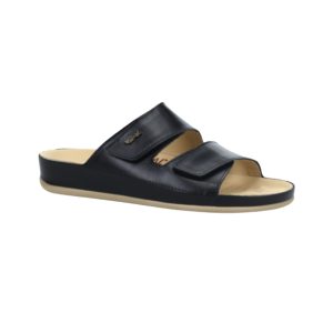 Vital H Hausschuhe Schwarz Nappa